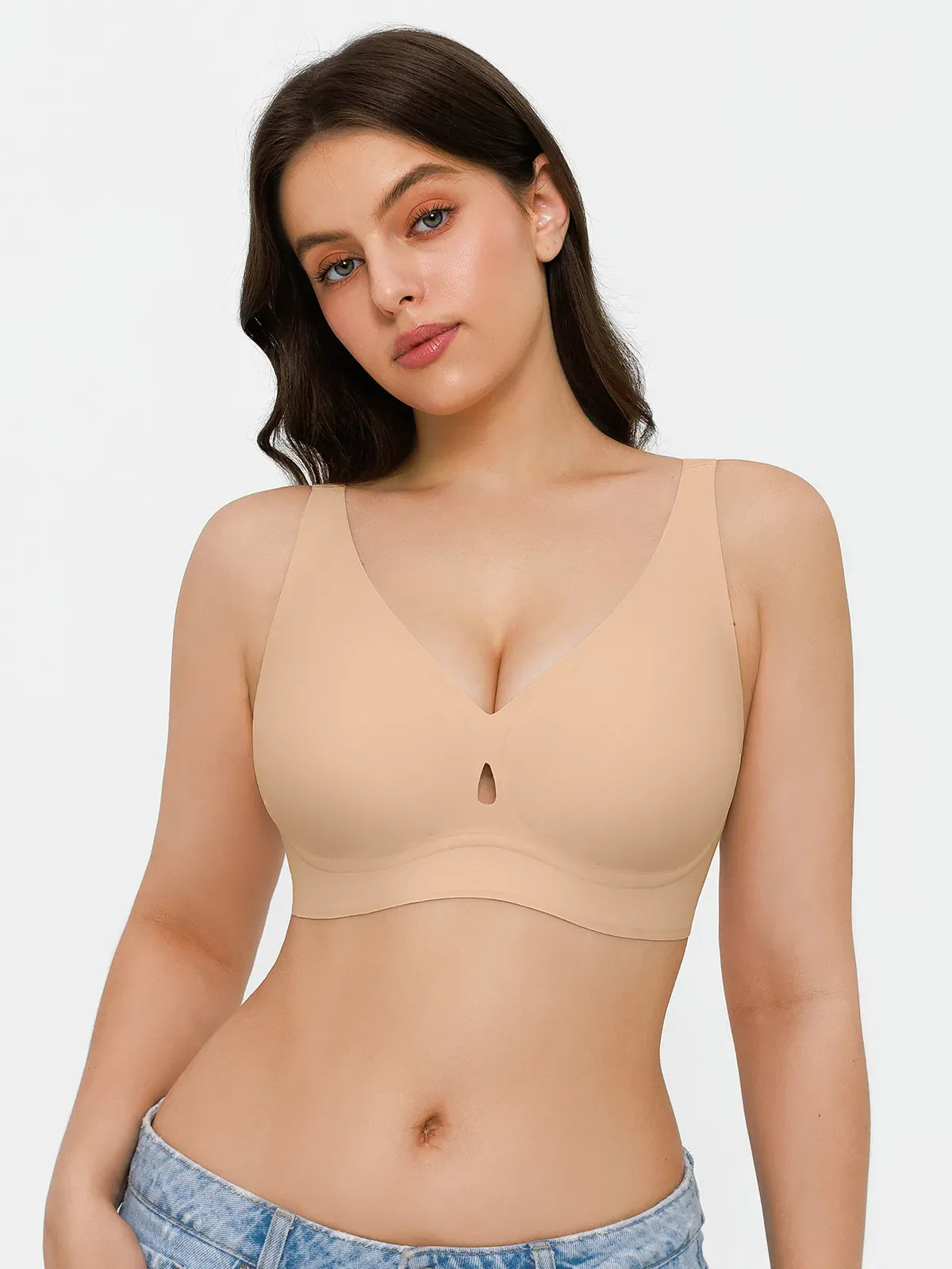 Seamless Wireless Jelly Contour Support Bra