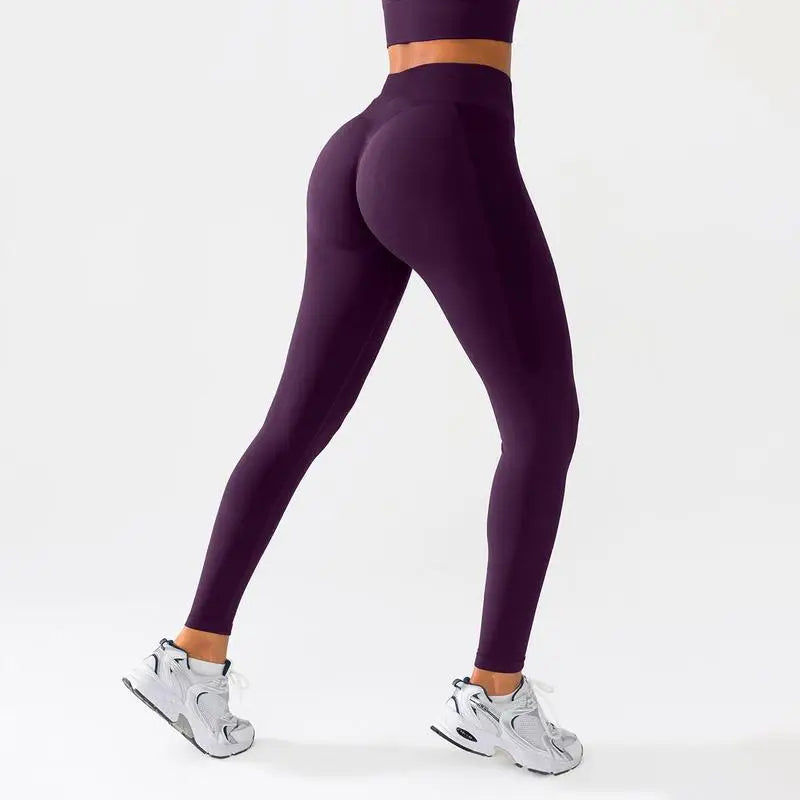 High-Waisted Yoga Pants for Women - Seamless Tummy Control fall Outfits& Butt Lifting Workout Leggings