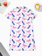 Women's Nightdress Set, Comfortable Casual Minimalist Fitted Aesthetic Homewear, Spring Summer Autumn Sleepwear Loungewear, Ladies Home Clothing, 2 Piece Outfit