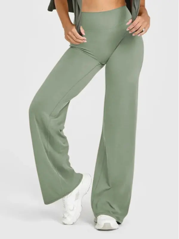 Women's Casual Wide Leg Sport Pants, Perfect Choice for Autumn Winter, Comfortable Fashion Design, Ideal for Daily Wear
