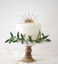 Boho Sunburst Number First Birthday Cake Topper