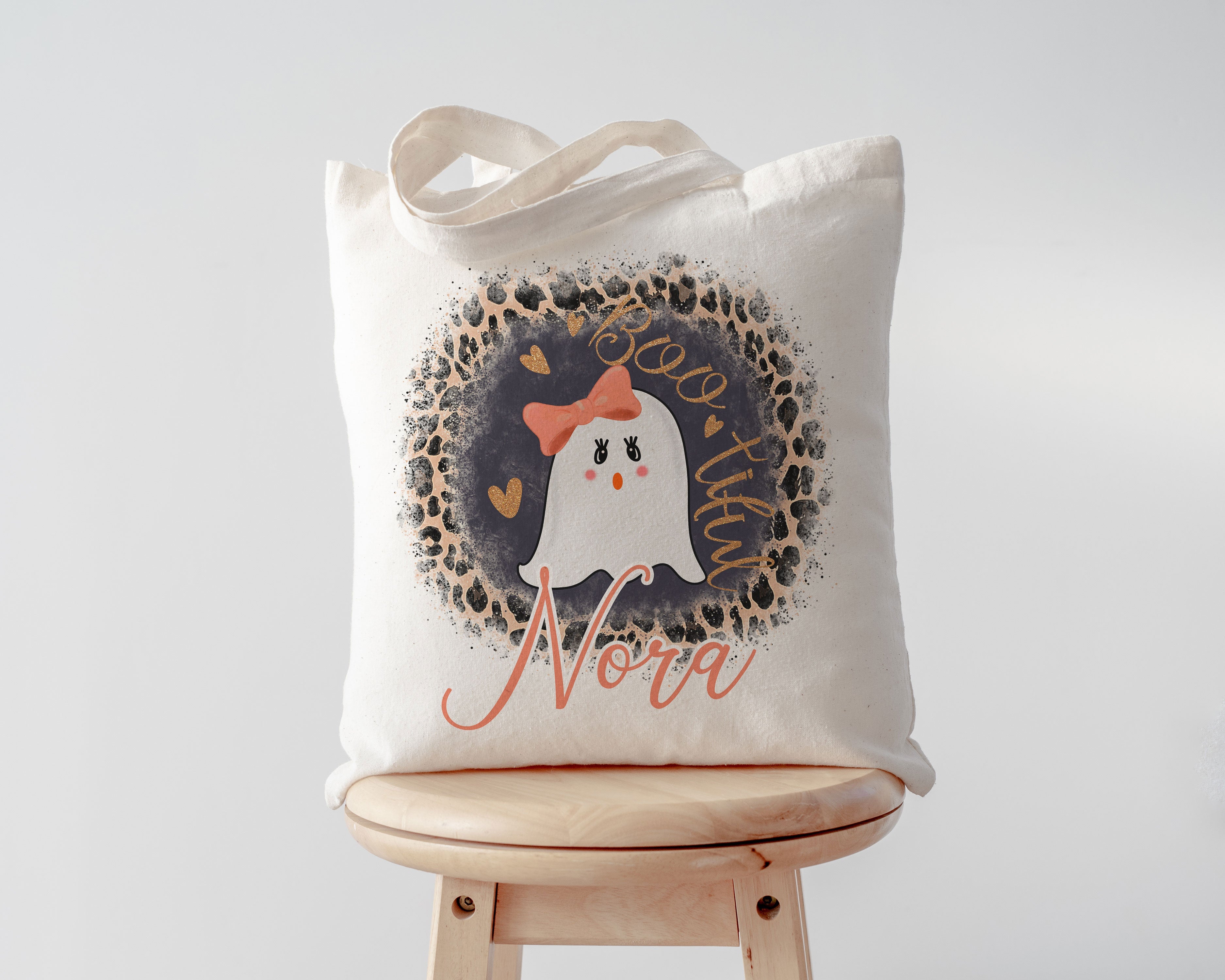 Custom Name Halloween Trick or Treat Bag