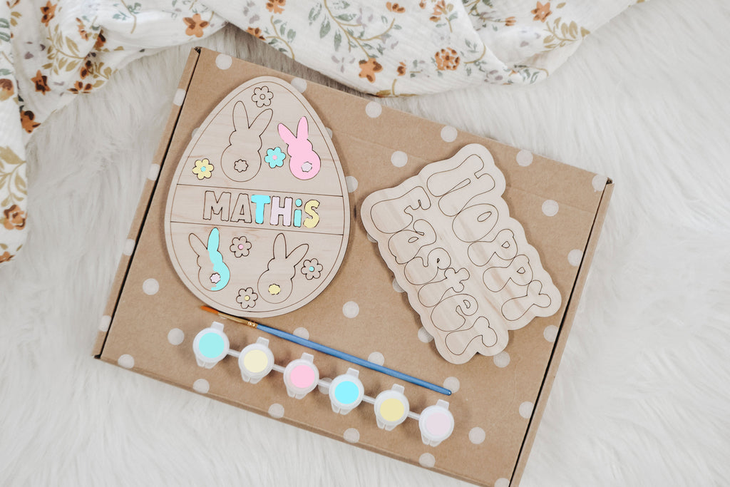 Personalized Easter Bunny Paint Kit