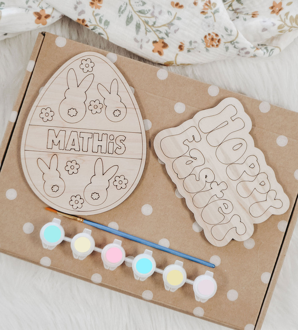 Personalized Easter Bunny Paint Kit