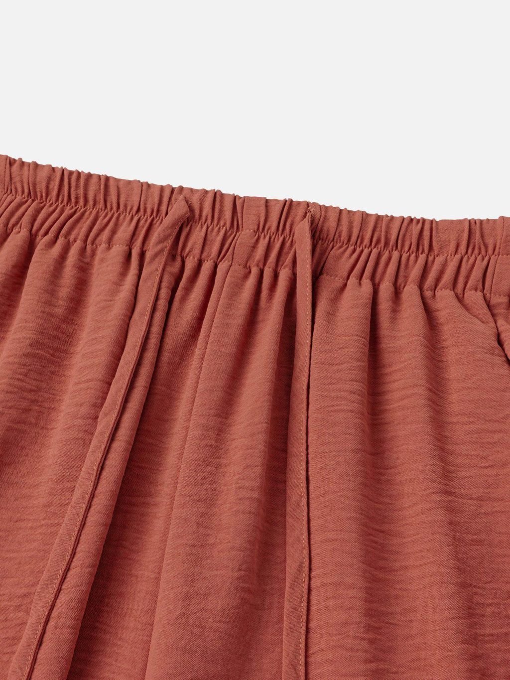 Women's Casual Pocket Elastic Waist Long Pants