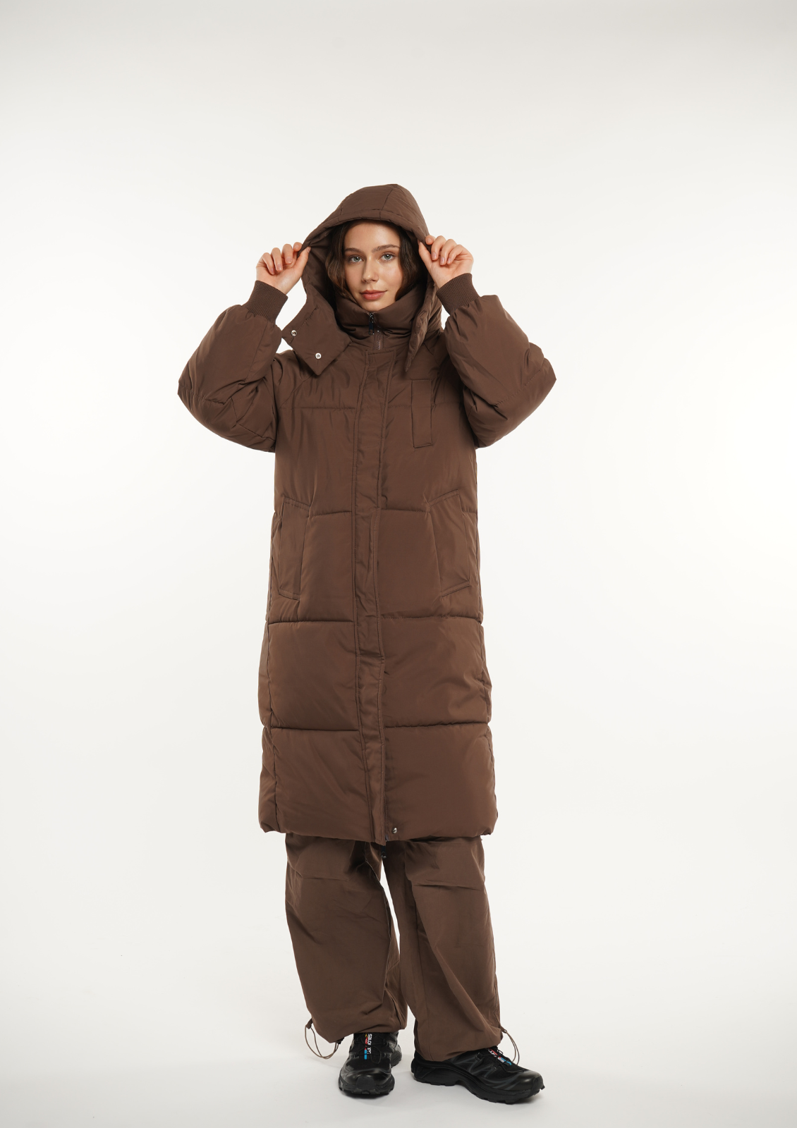 Hooded Long  Jacket