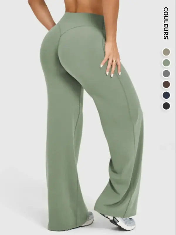 Women's Casual Wide Leg Sport Pants, Perfect Choice for Autumn Winter, Comfortable Fashion Design, Ideal for Daily Wear