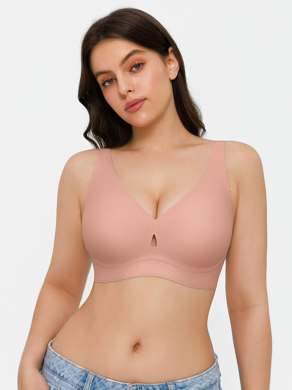 Seamless Wireless Jelly Contour Support Bra