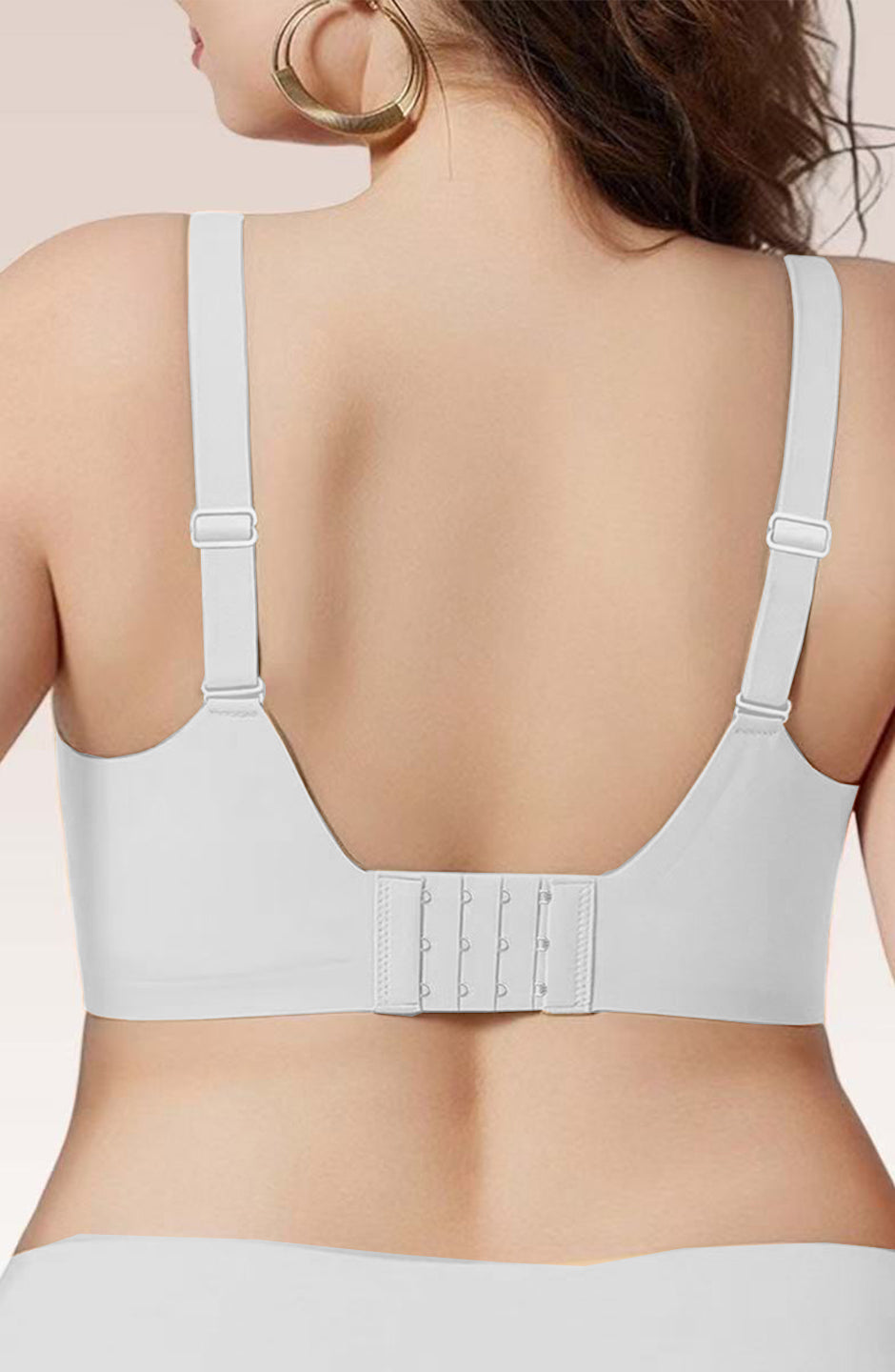 Curveins Dual Wave Trim Seamless Jelly Lift Anti-Slip Full Coverage Soft Wireless Sculpting Bra