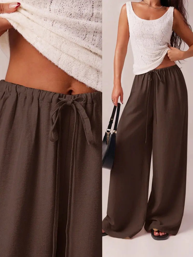 Women's Solid Pocket Pants
