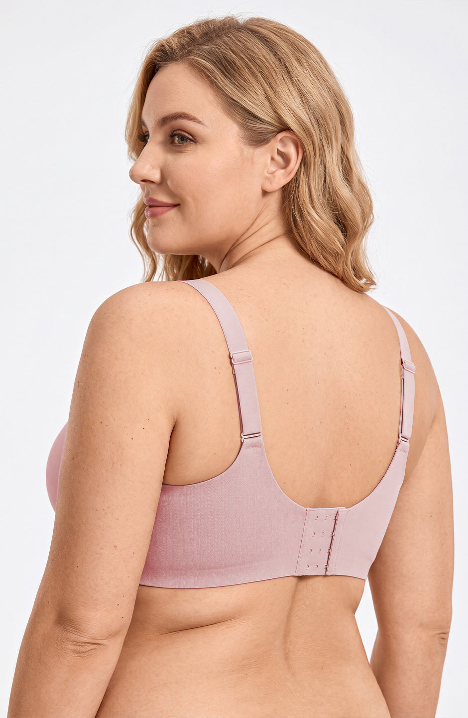 Curveins Soft Jelly Full Cup No Underwire Seamless Support T-Shirt Bra