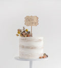 Custom Saying Wood Cake Topper