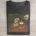 Funny Yorkie Drinking Beer T-shirt