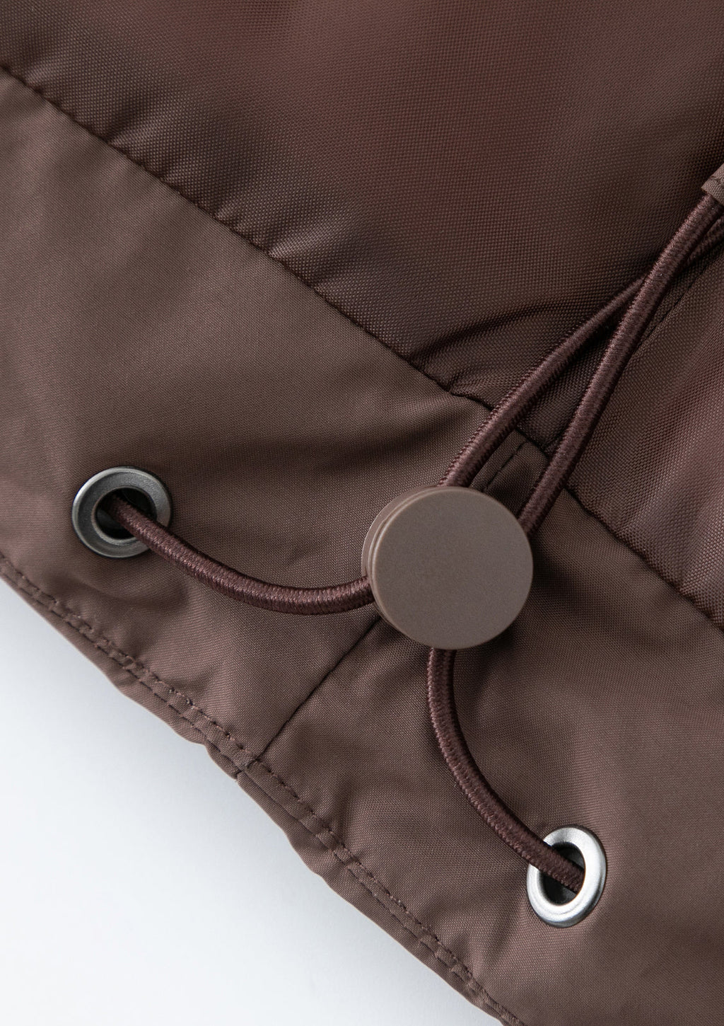 Detachable hooded down jacket