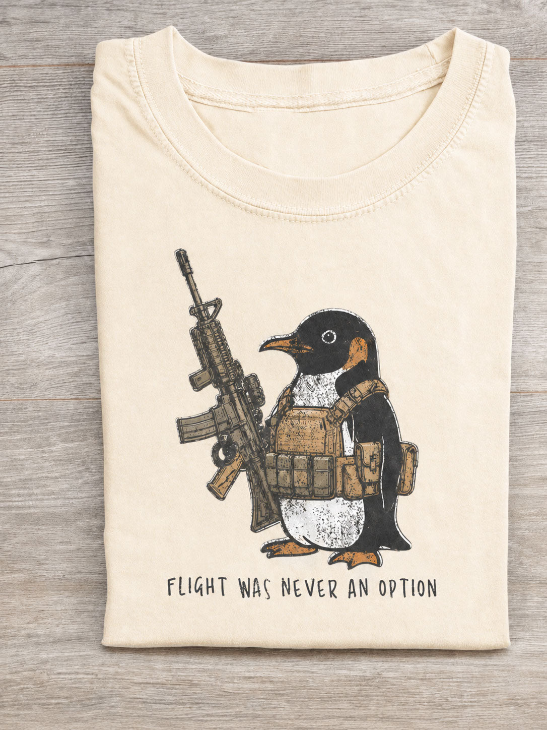 Flight Was Never An Option Vintage Comfort Colors Tee