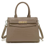 Women’s Cowhide Leather Top Handle Bag