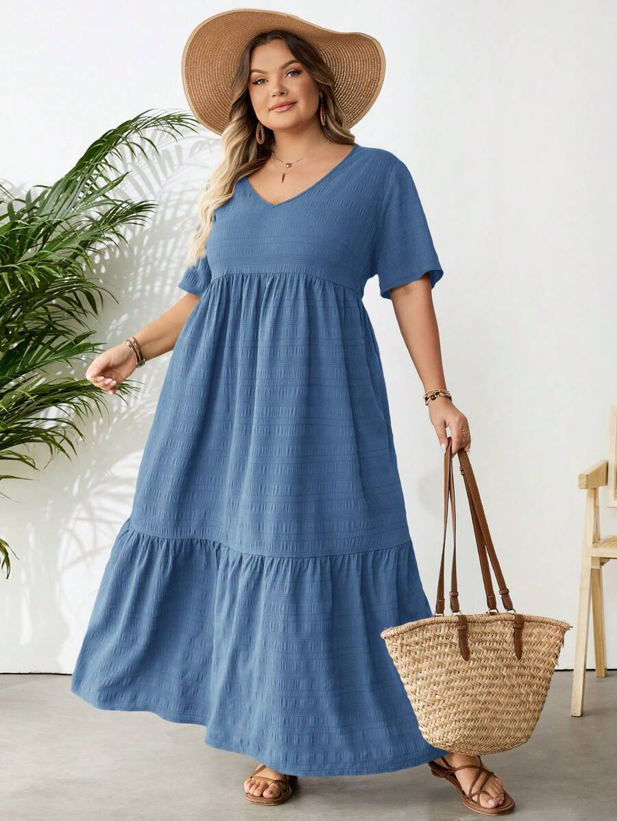 Women's Plus-Size Summer Bohemian-Style Dress