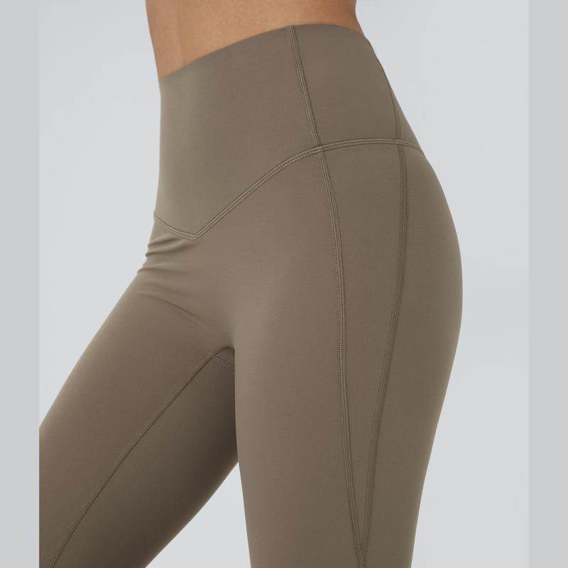 UltraSculpt High Waisted Tummy Control Shaping Yoga Flare Leggings