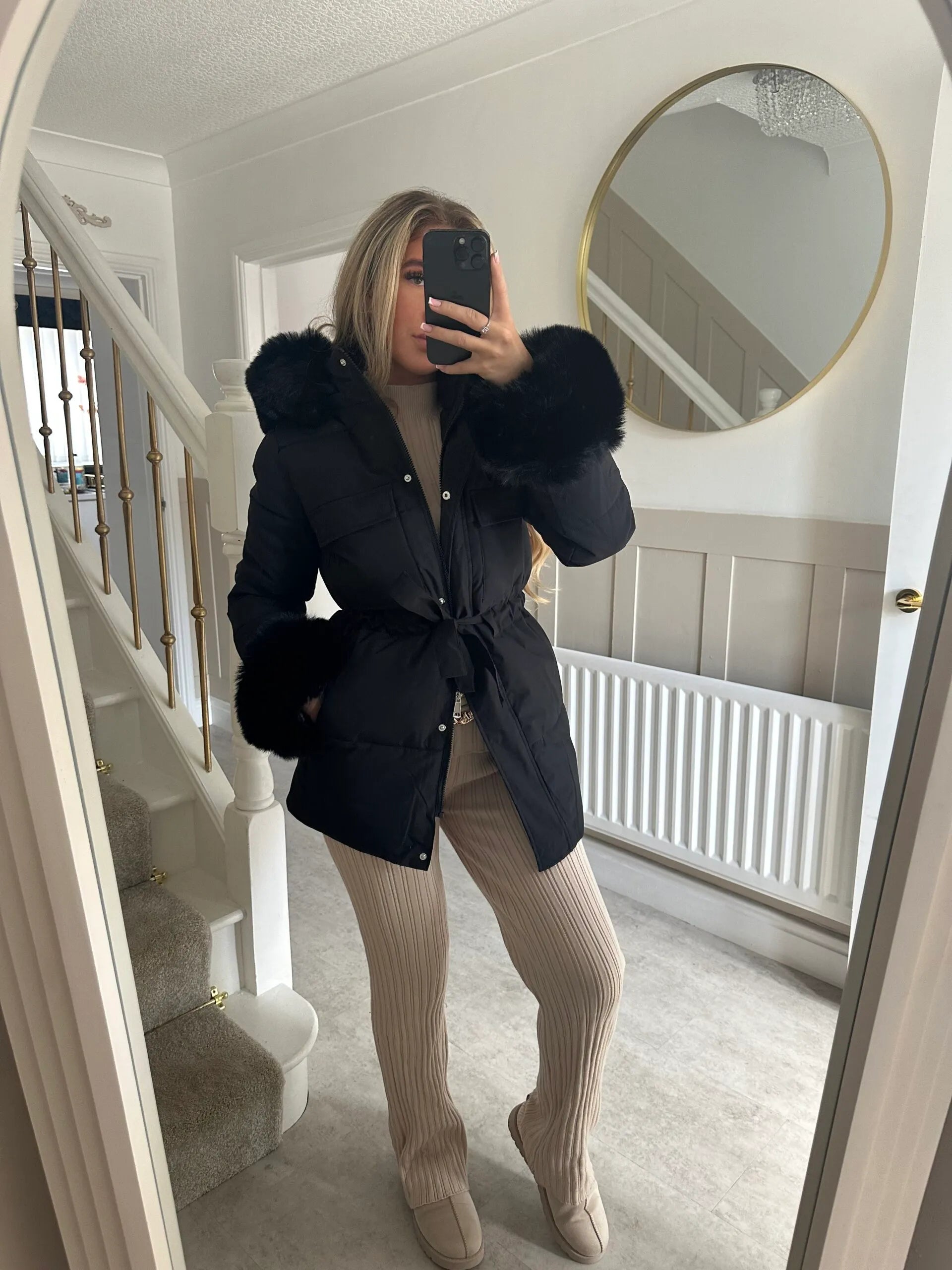 Faux Fur Coat