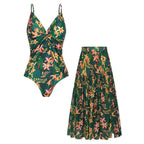 Two-Piece Swimsuit Set, Casual & Vacation Style, Summer Beach & Pool Wear