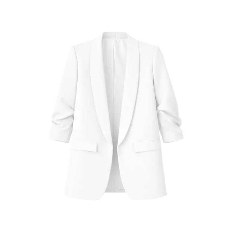 American-style pleated sleeve blazer | Women's clothing | Blazer | Pleated | Casual | Loose fit