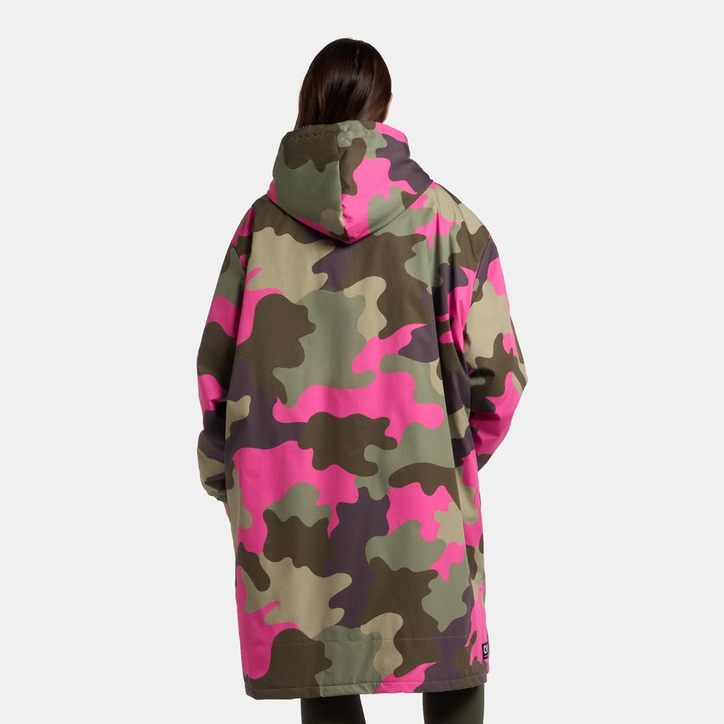 Drying Robe Waterproof Wind Resistant Changing Robe Soft Sherpa Fleece Lined Oversized Hooded Long Sleeve Coat Jacket for Kids Adults Men Women Surfing Beach Swimming Keep Dry