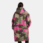 Drying Robe Waterproof Wind Resistant Changing Robe Soft Sherpa Fleece Lined Oversized Hooded Long Sleeve Coat Jacket for Kids Adults Men Women Surfing Beach Swimming Keep Dry