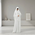 L'Ensemble de prière, Abaya Khimar 2 pièces en Tissu Jazz, Mastour et Pratique