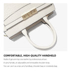 Women’s Cowhide Leather Top Handle Bag