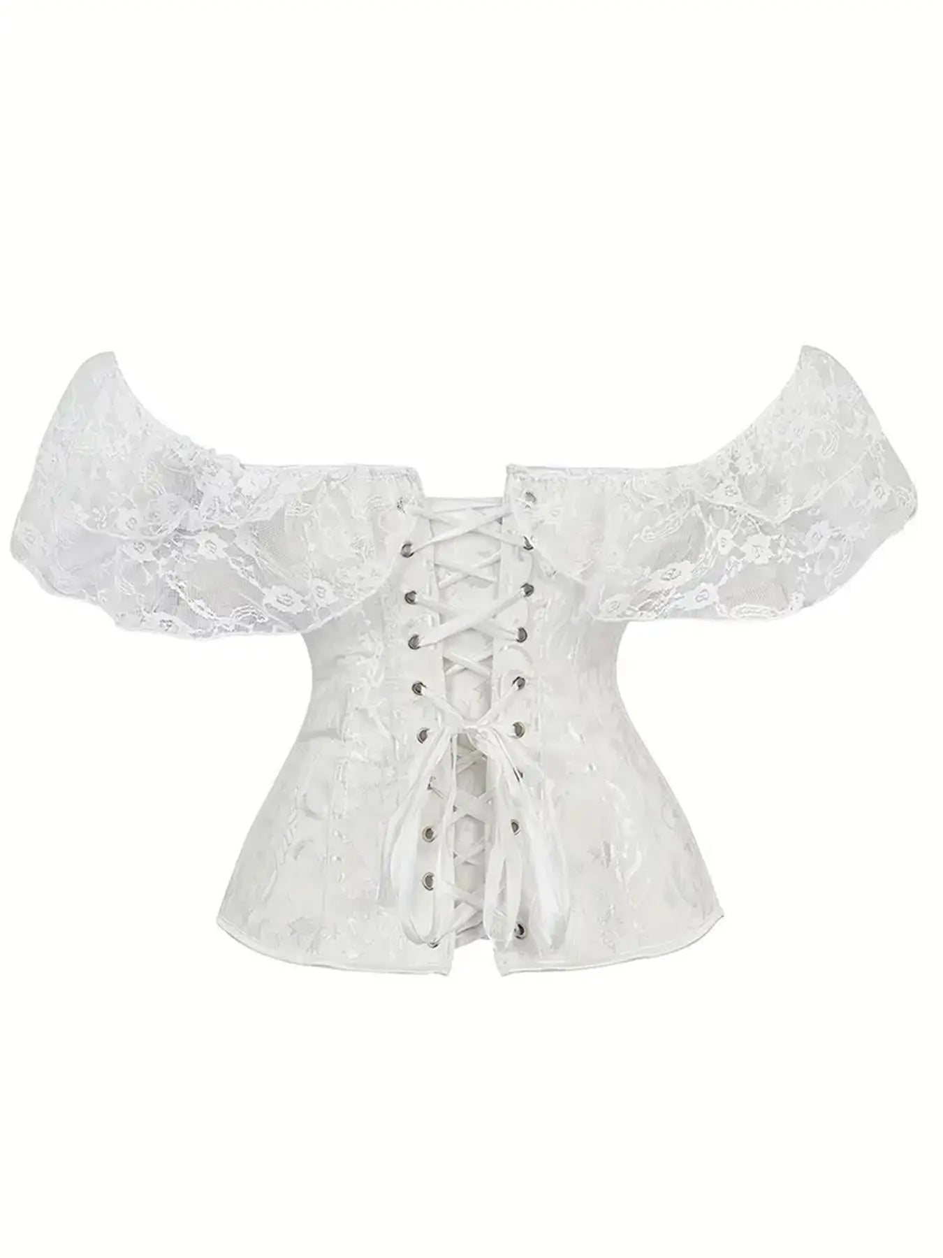 Women's Floral Jacquard Bone Fishbone Corset Structure Shapewear Tube Top, Retro Fashionable Tummy Control Shaper, Women's Shapewear for All Seasons, Corset Tops, Vintage Corset Tops