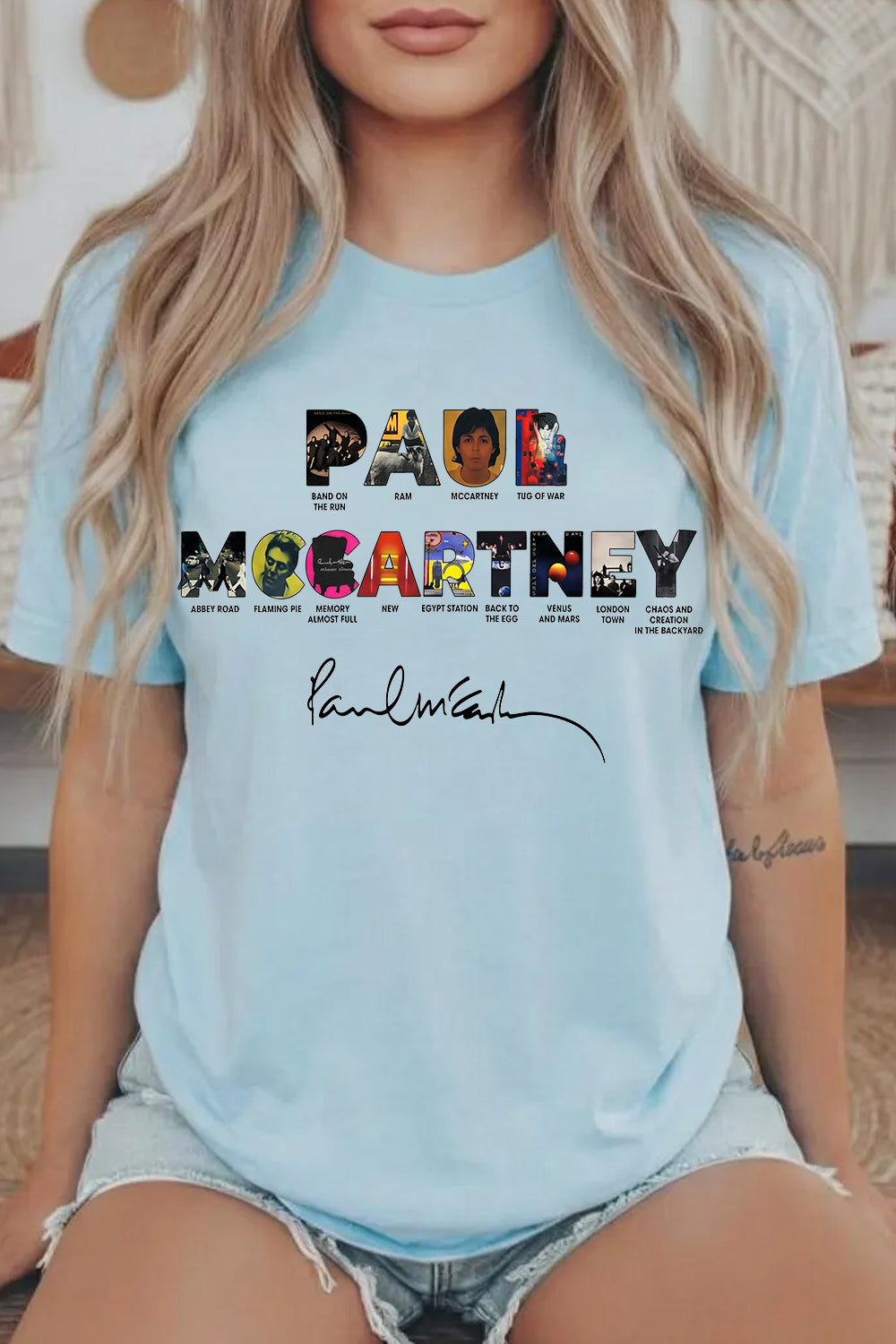 Paul Mccartney Women Tee