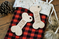 Dog Wood Stocking Tag