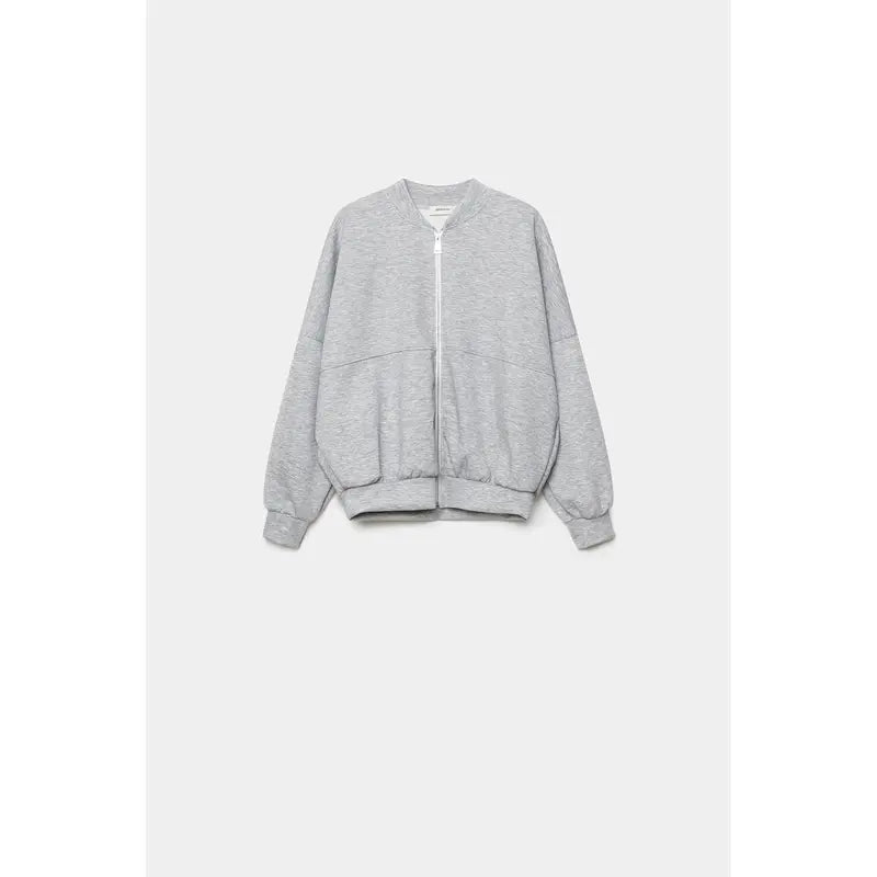 Spring tracksuit with zippered, fleece-free lining