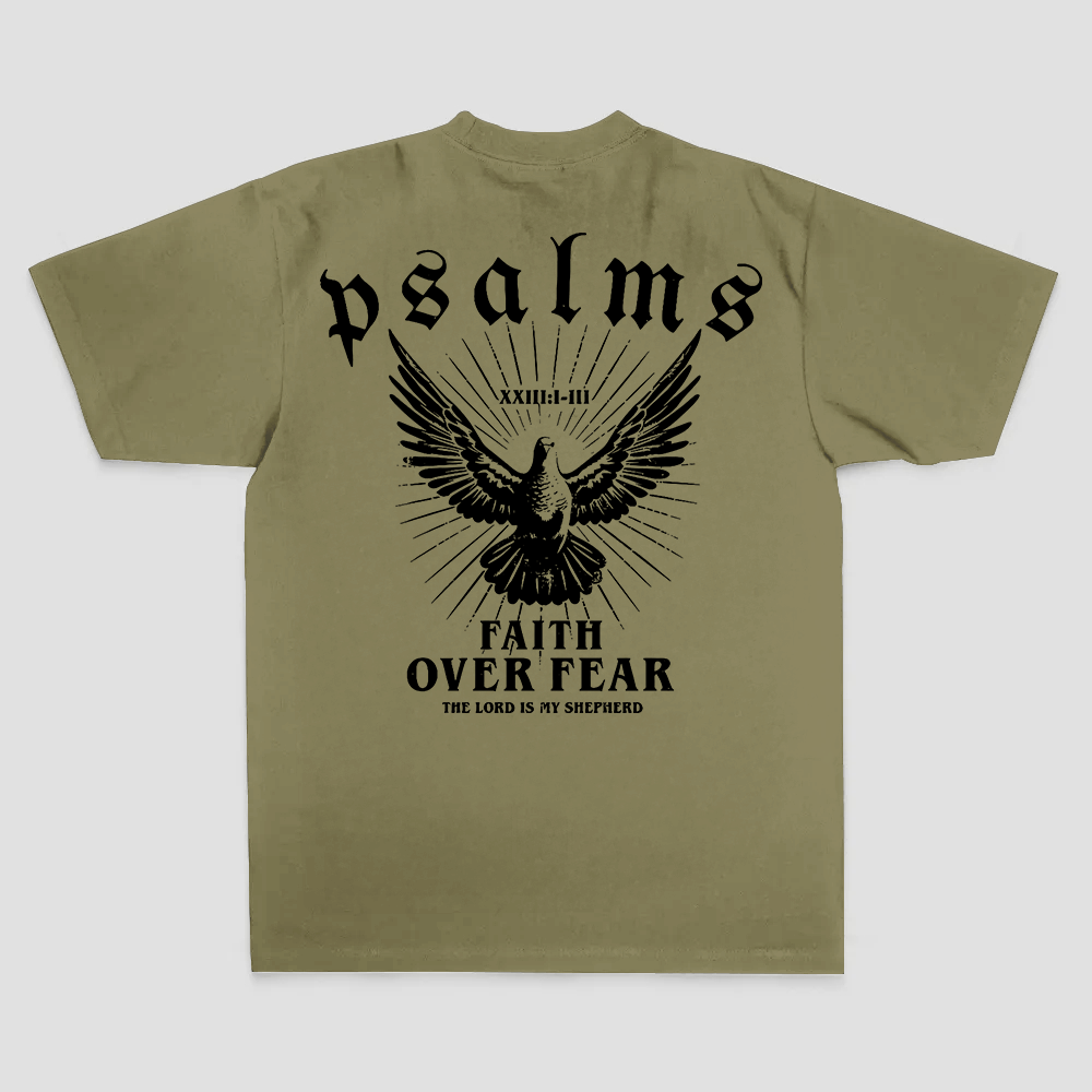 Faith Over Fear Printed Men's T-shirt
