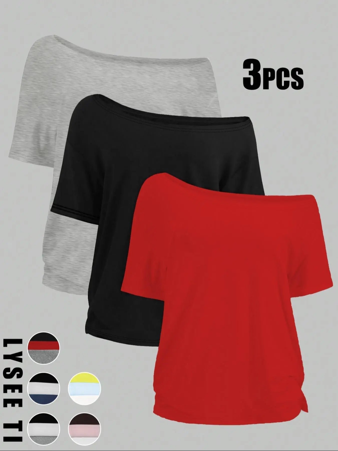 Women's Solid Color Tee, Casual Basic Short Sleeve T-shirt for Daily Wear, Ladies Clothes for All Seasons