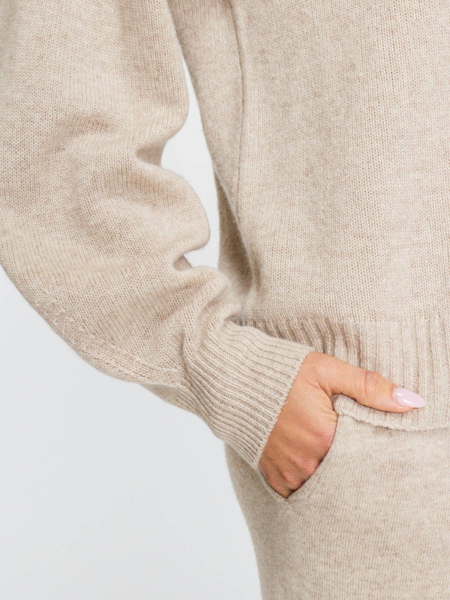 Women's cardigan and trousers, two-piece set