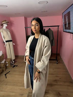 Women's long trench coat, original casual style long-sleeved jacket