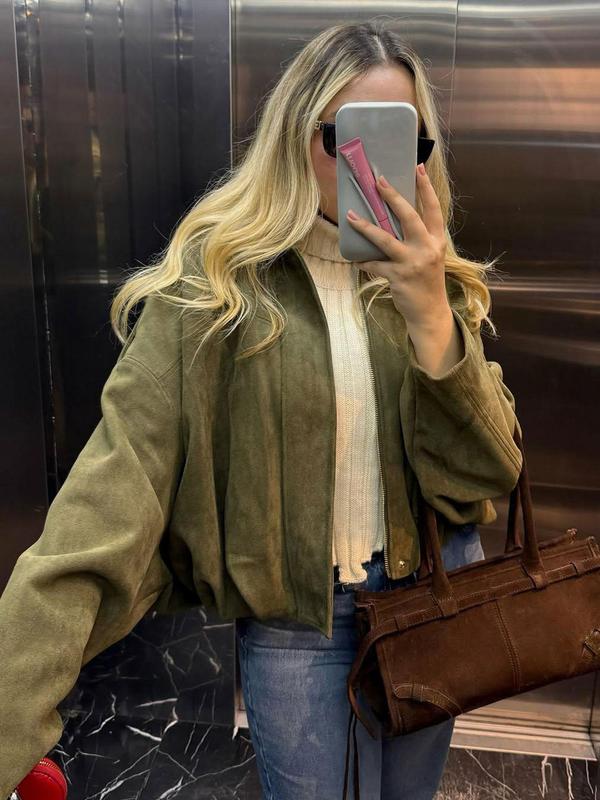 Casual Zip Up Jacket Women's Winter Jacket
