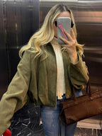 Casual Zip Up Jacket Women's Winter Jacket