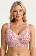 Curveins Plus Size Padded Wireless Full Coverage Comfortable Bra for Big Chest