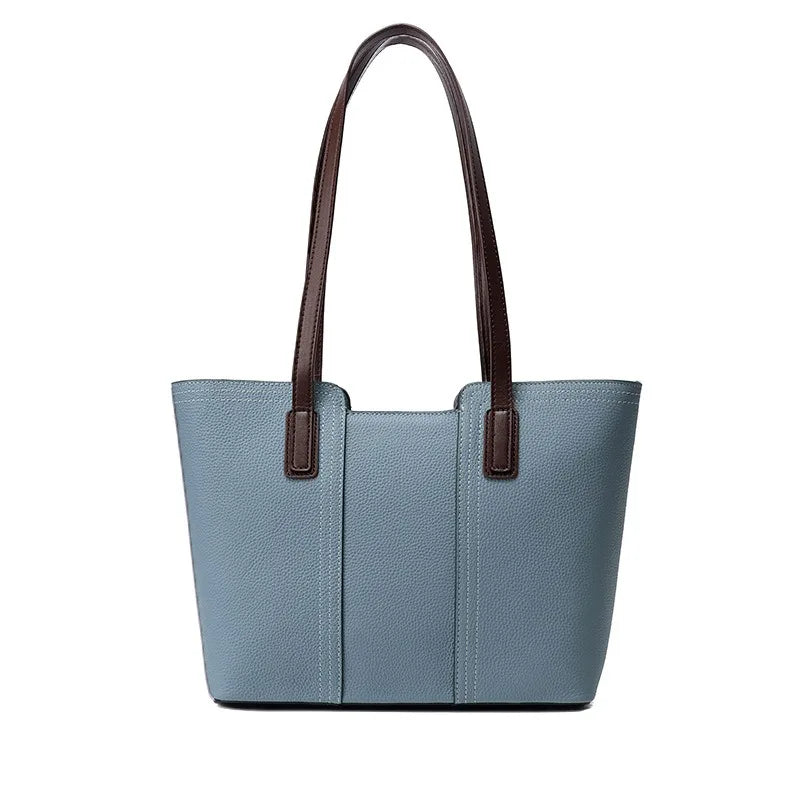 Genuine Leather Work Tote Bag for Women Classic Large