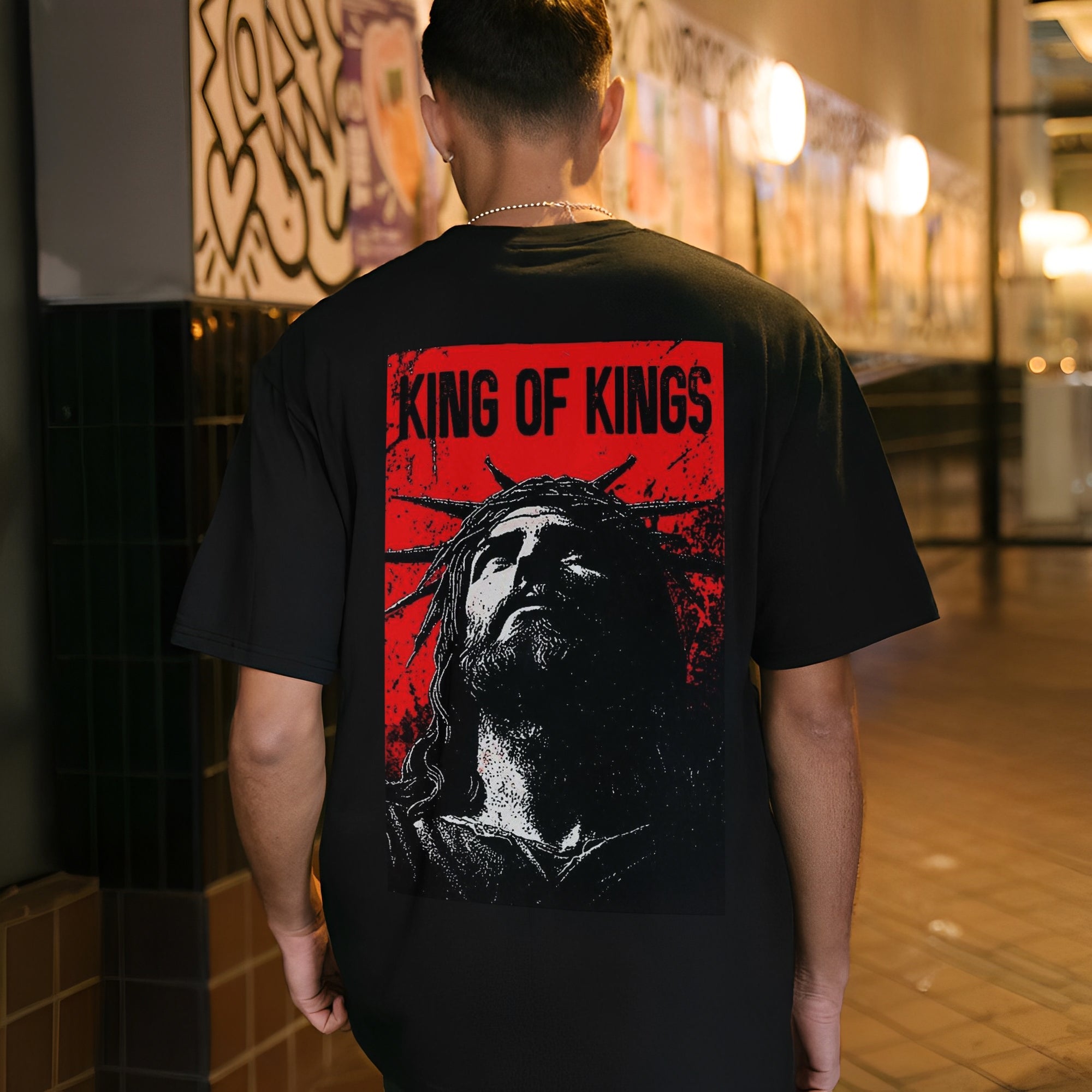King Of Kings Printed Men's T-shirt