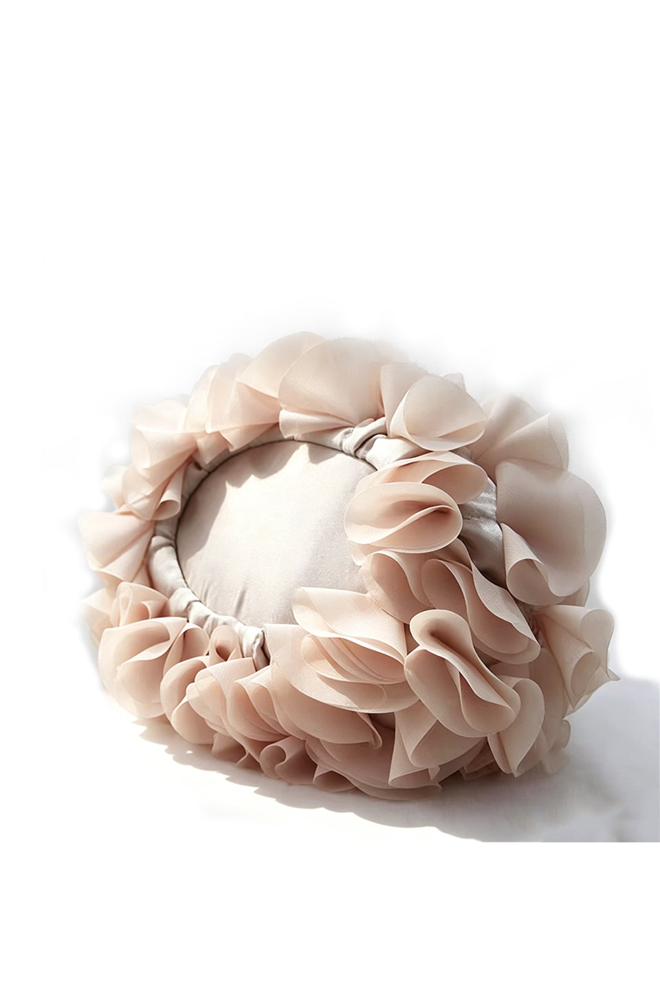 Curveinse Stylish Satin Evening Bag with Floral Details