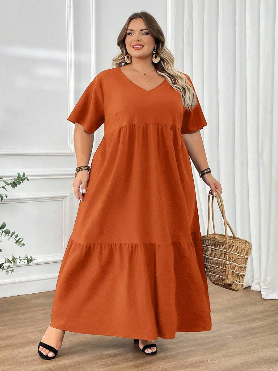 Women's Plus-Size Summer Bohemian-Style Dress