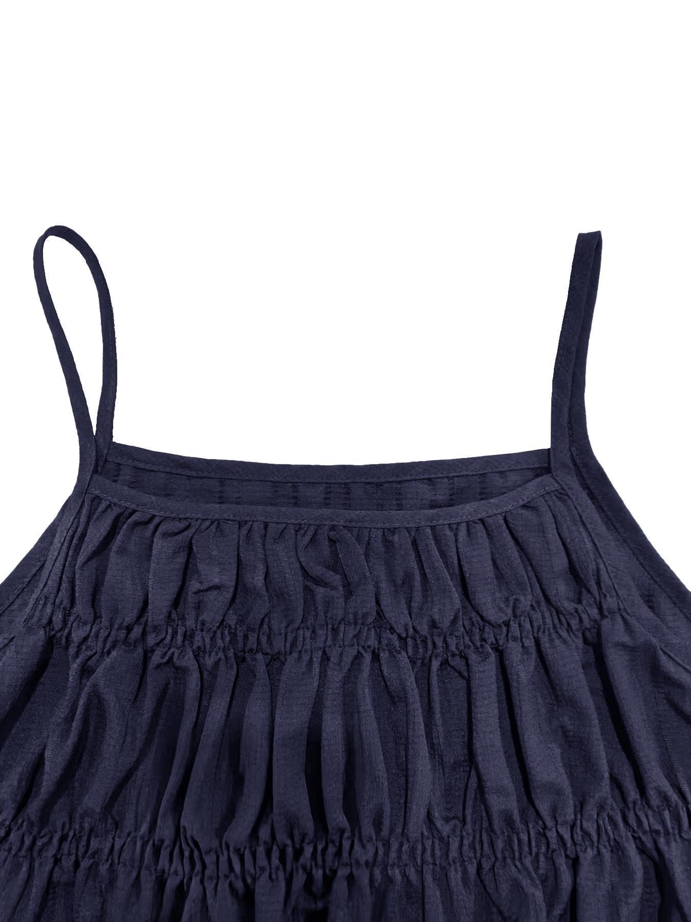 Two-Piece Set Women's Solid Color Cami Top & Wide Leg Pants Set