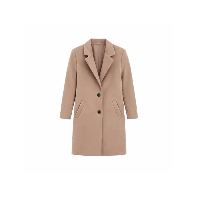 Coats | Women's Clothing | Jackets and Outerwear | Formal Slim Fit | Elegant and Comfortable Silhouette, Suitable for All Body Types