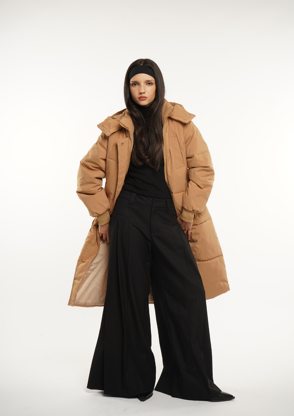 Hooded Long  Jacket