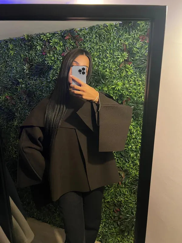 Cape design casual style tops