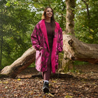 Drying Robe Waterproof Wind Resistant Changing Robe Soft Sherpa Fleece Lined Oversized Hooded Long Sleeve Coat Jacket for Kids Adults Men Women Surfing Beach Swimming Keep Dry