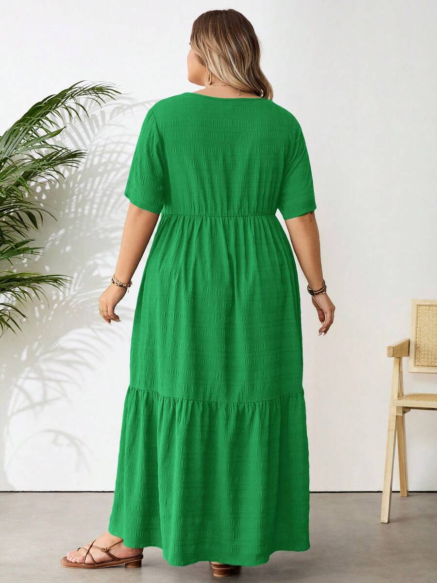 Women's Plus-Size Summer Bohemian-Style Dress